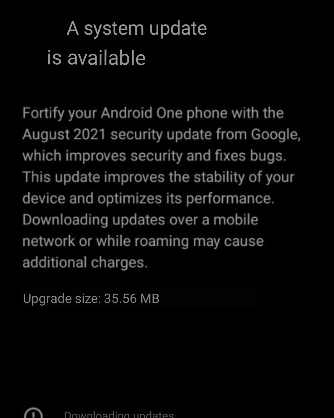 August security patch for Xiaomi Mi A3