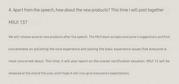 Xiaomi MIUI 13 launch time frame