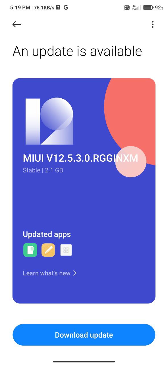 Android 11-based MIUI 12.5 update for Redmi Note 8 Pro in India