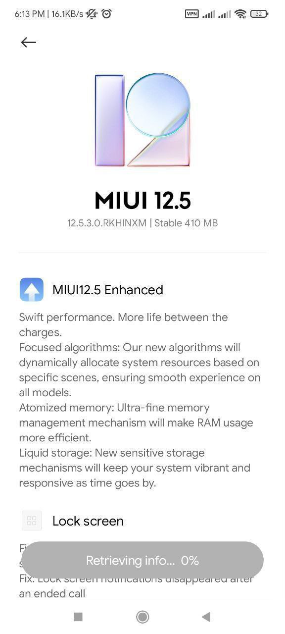 Xiaomi Mi 11X MIUI 12.5 Enhanced Edition