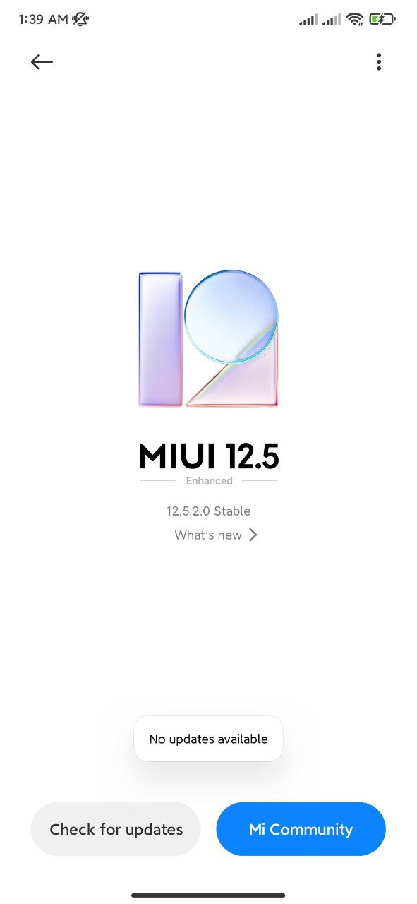 Redmi Note 8 MIUI 12.5 Enhanced Edition