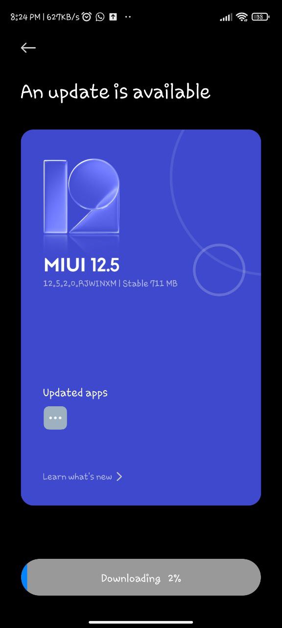 Redmi Note 9 Pro Enhanced Edition of MIUI 12.5 in India