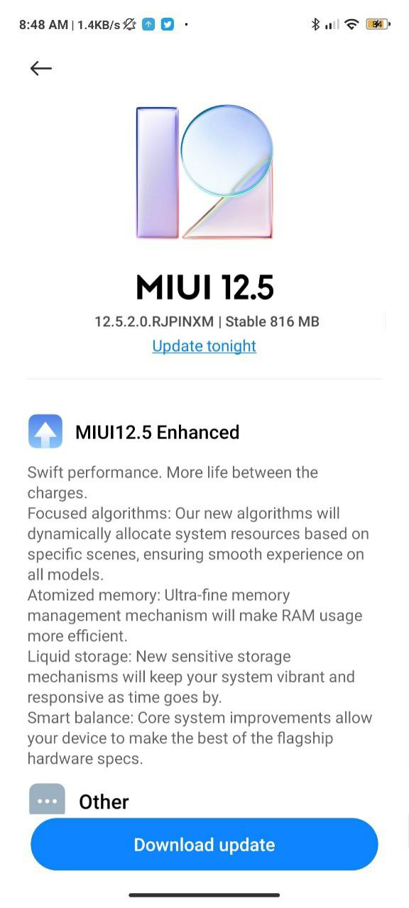 POCO M2 Pro Enhanced Edition of MIUI 12.5