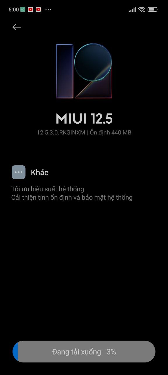 Latest Redmi Note 10 update