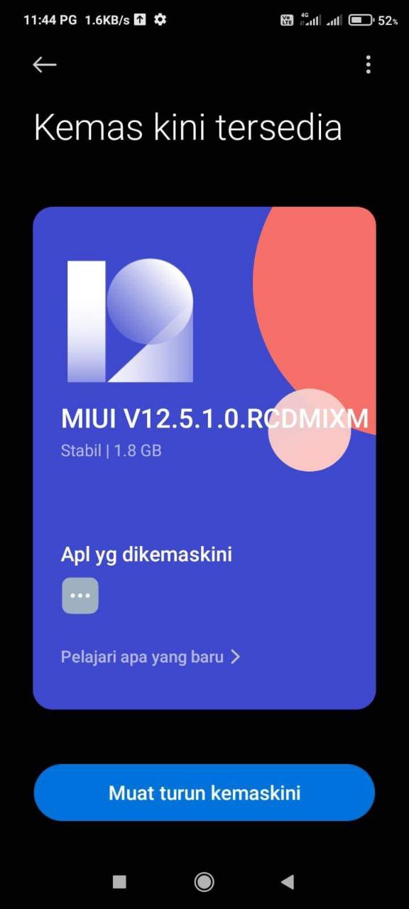 Global Redmi 9A MIUI 12.5 update