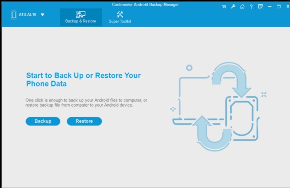 Backup and restore with coolmuster