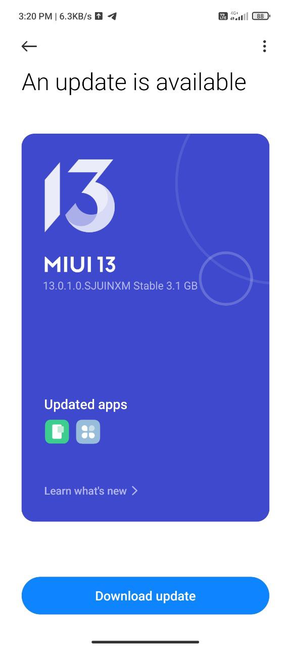 POCO X3 Pro stable MIUI 13 update