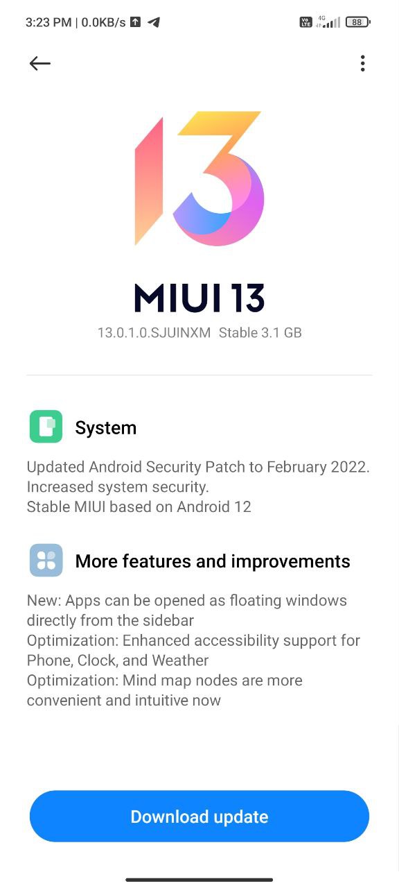 POCO X3 Pro stable MIUI 13 update in India