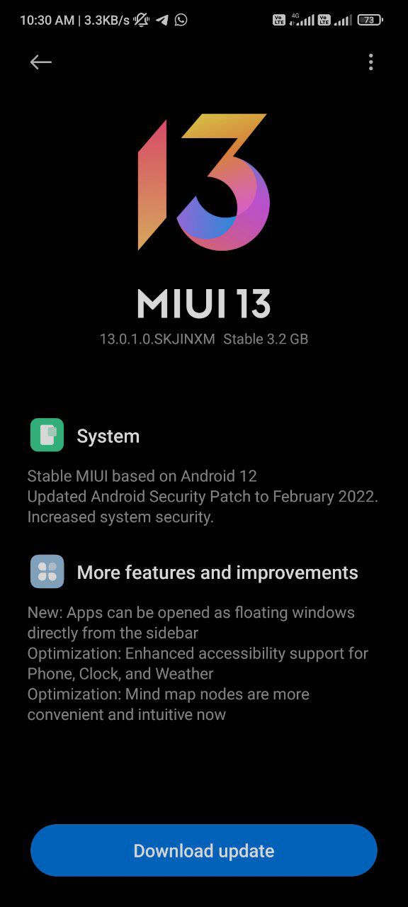 POCO F3 GT Android 12 and MIUI 13