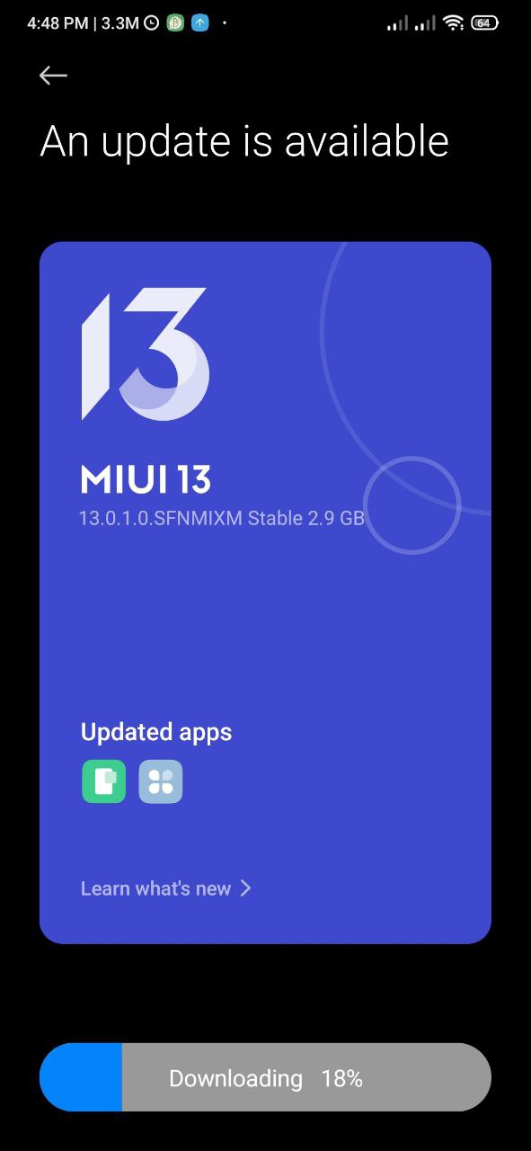 Global Xiaomi Mi Note 10 Lite Android 12 and MIUI 13