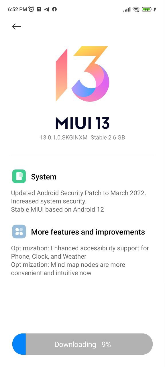 Redmi Note 10 stable MIUI 13 update in India