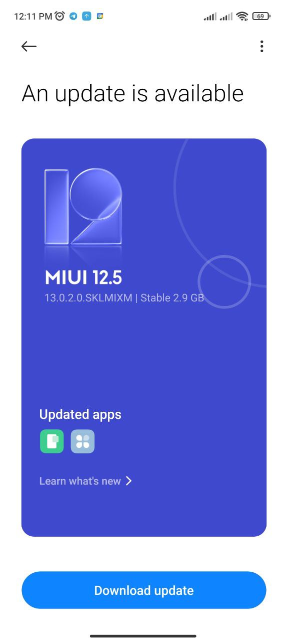 Redmi Note 10S stable MIUI 13 update