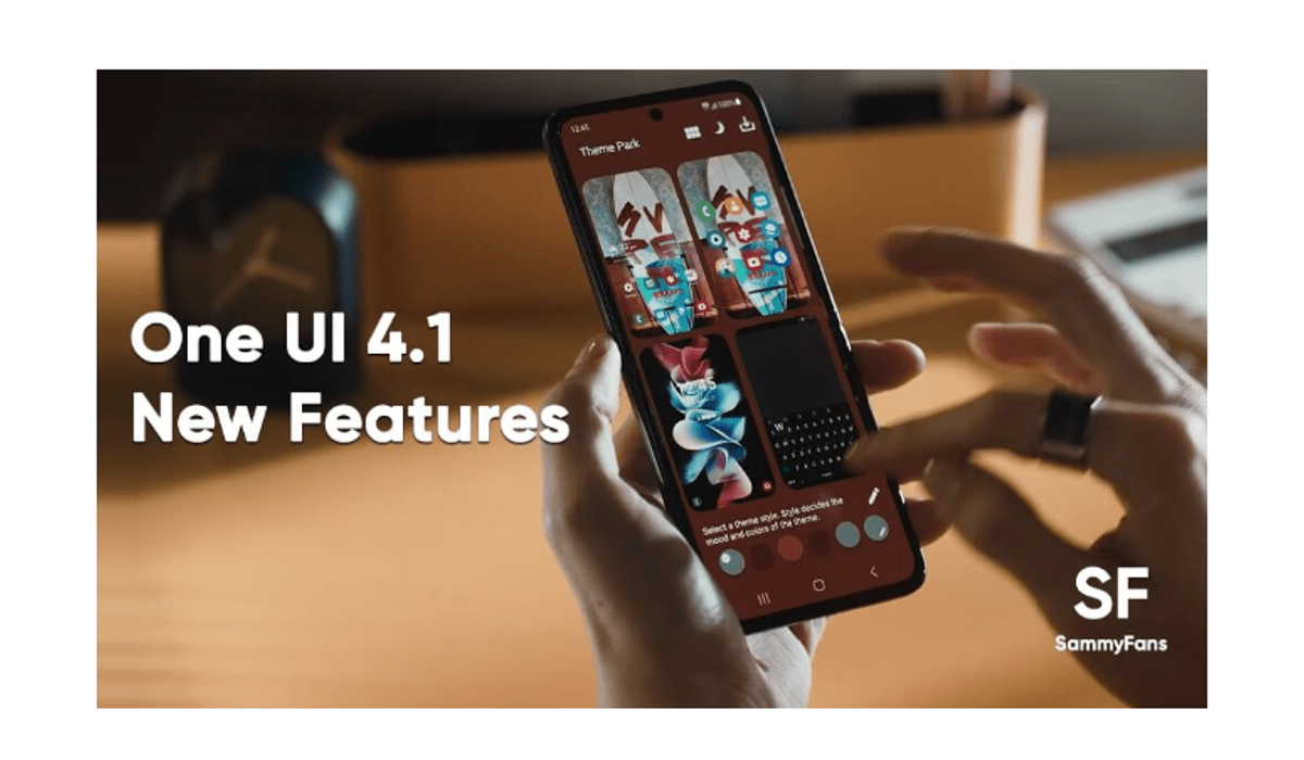 Official features of the Samsung OneUI 4.1 update