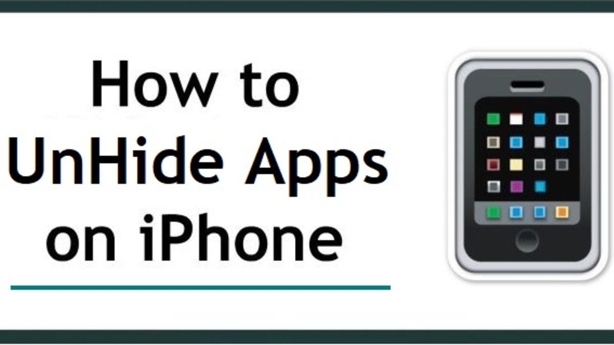 How to Unhide Apps on iPhone