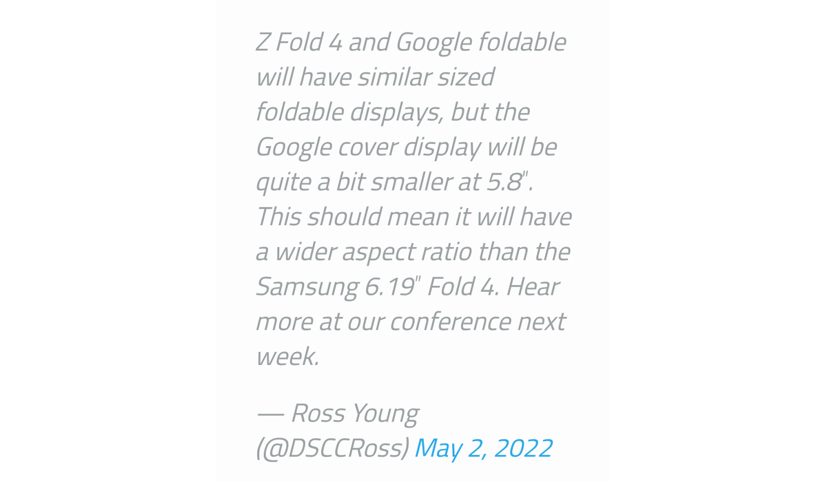 Google Pixel Fold might debut