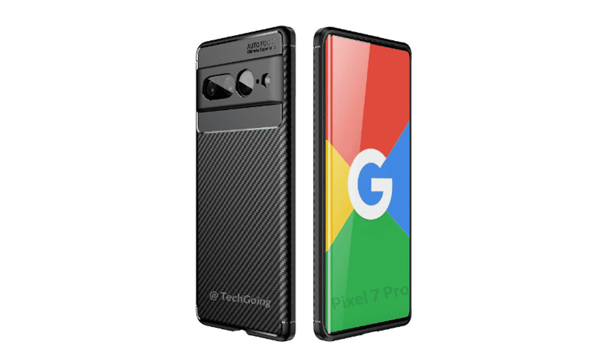 Google Pixel 7 pro case renders