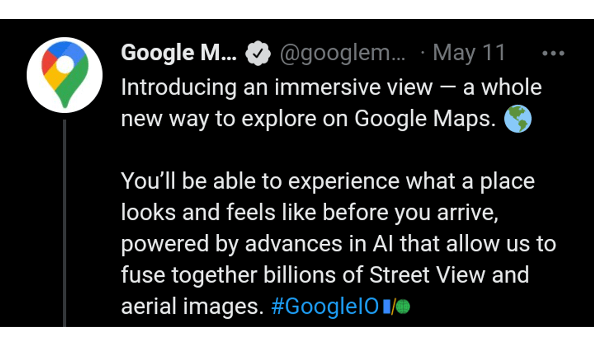 Immersive view is coming to Google maps