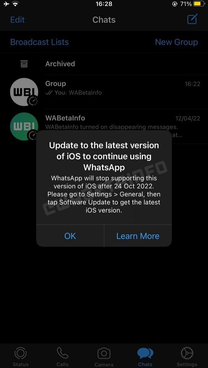WhatsApp to stop working on iphone 5 and iPhone 5C