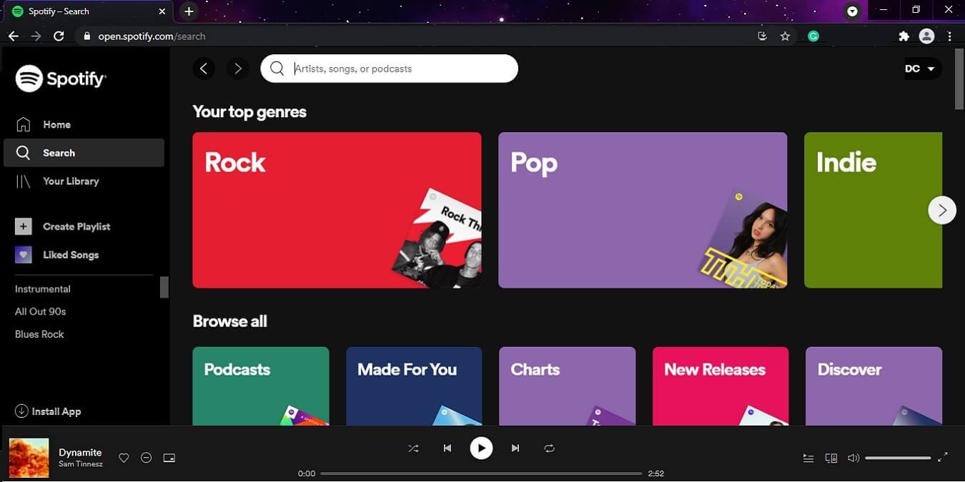 How to Use the Spotify Web Player