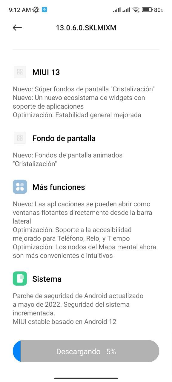 Redmi Note 10S Android 12-based MIUI 13 update