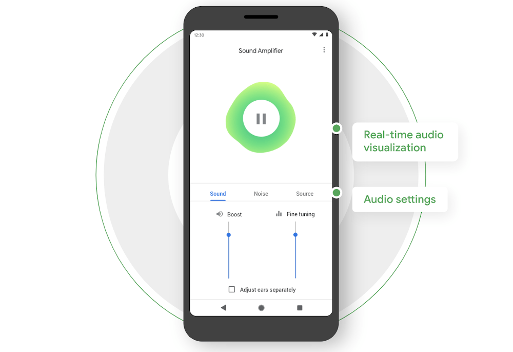 Android sound Amplifier gets a new UI with the latest update