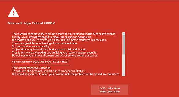 How to fix Microsoft Edge critical error