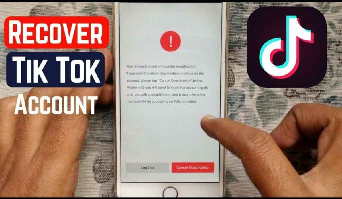 Recover a deleted tiktok account