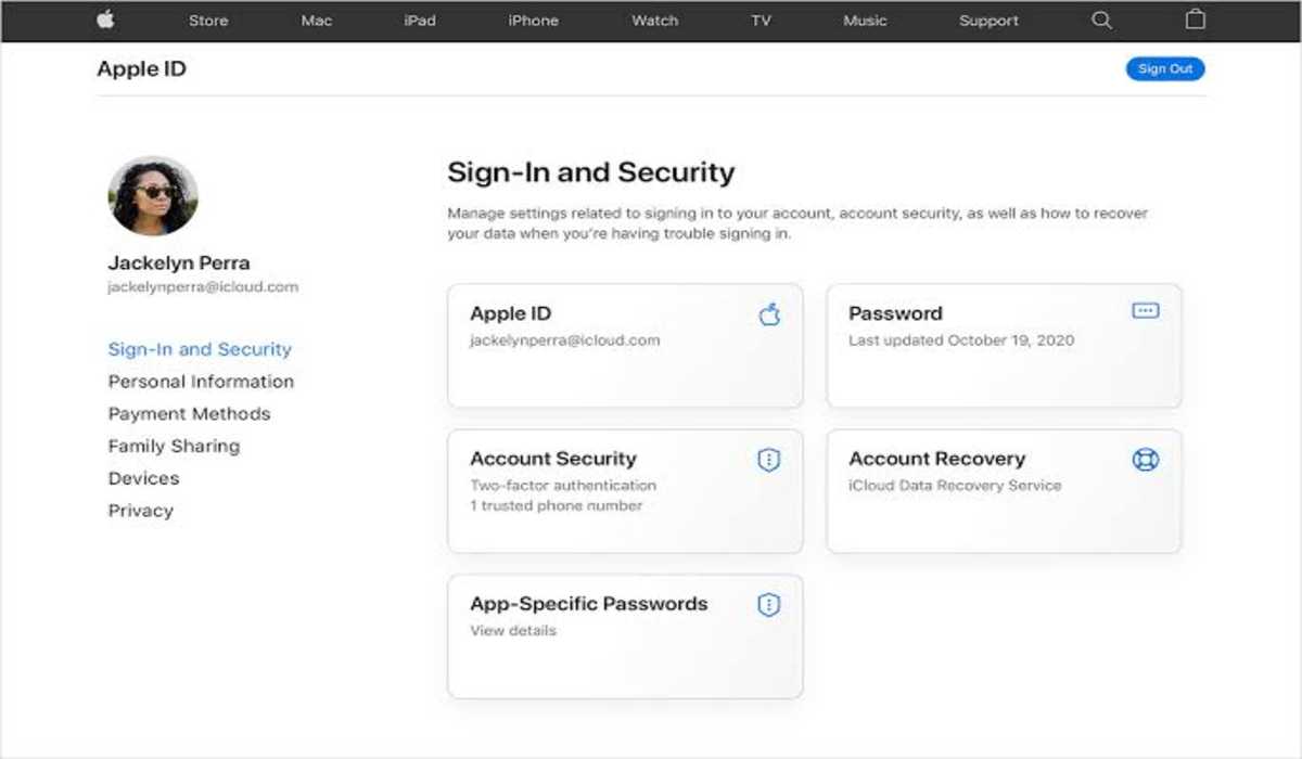 How to change Apple ID password