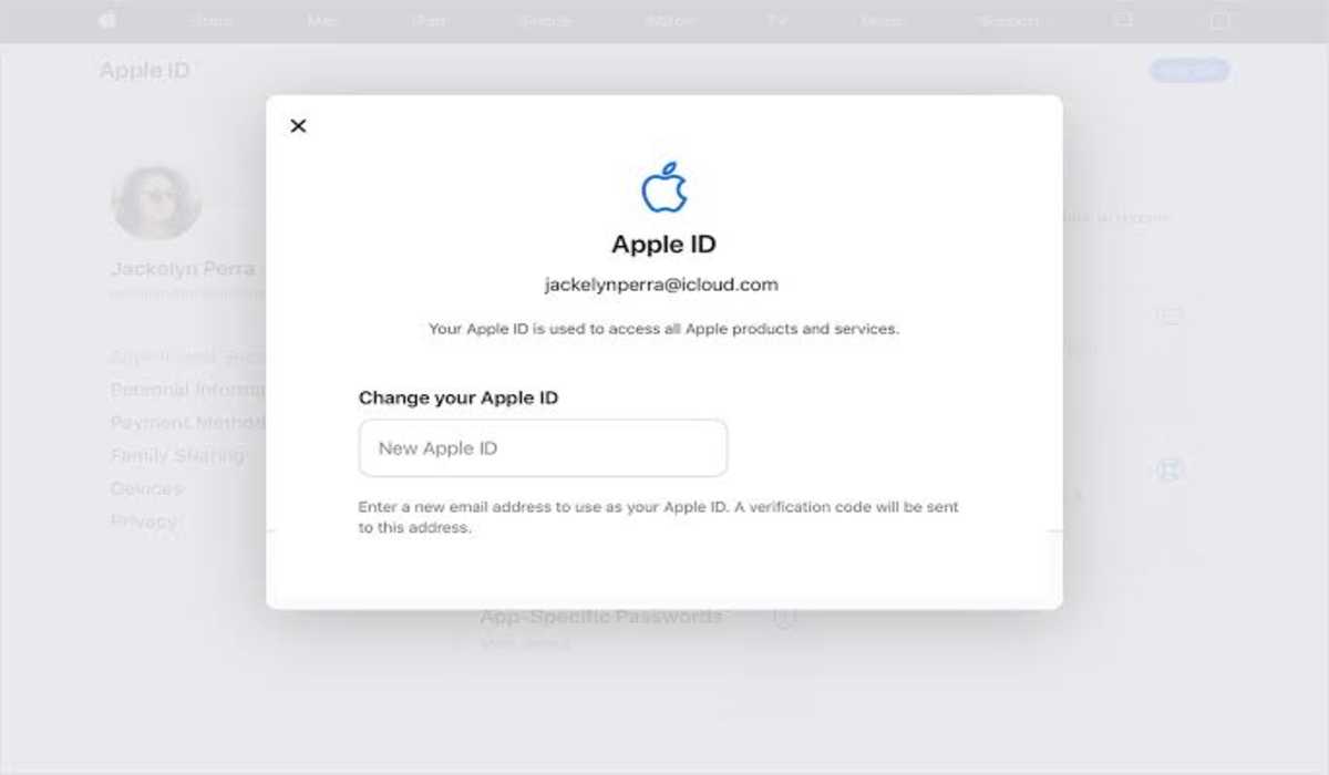Change Your Apple ID