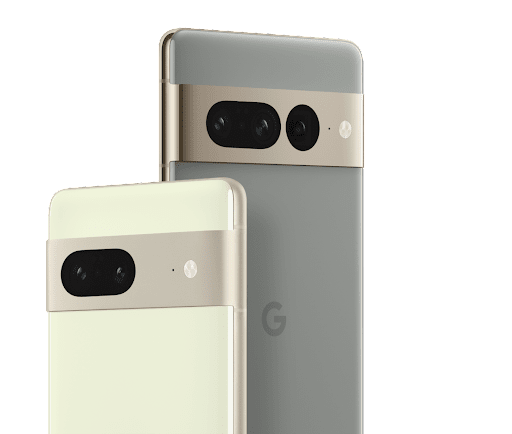 Storage configuration of the Google Pixel 7 and Pixel 7