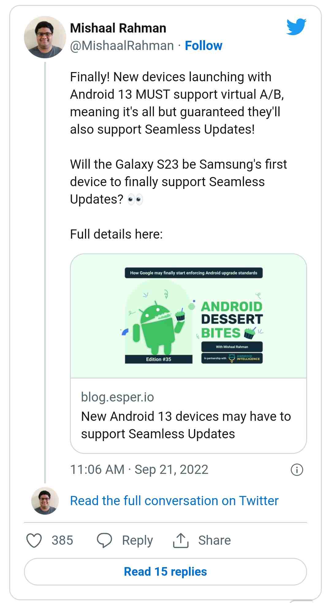 Seamless Updates 