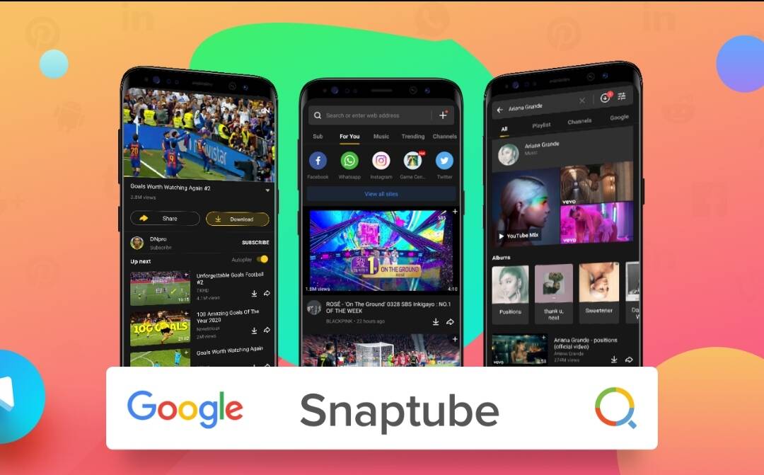 Watch unlimited content on SnapTube 