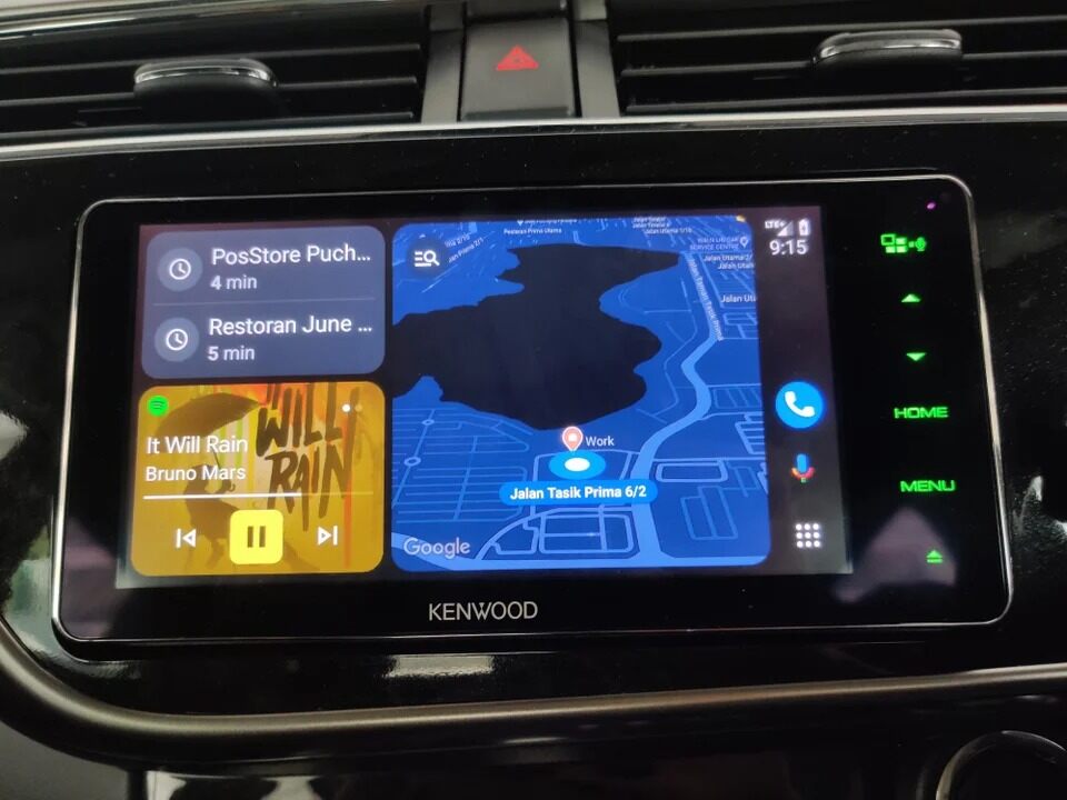 Android Auto's Coolwalk design