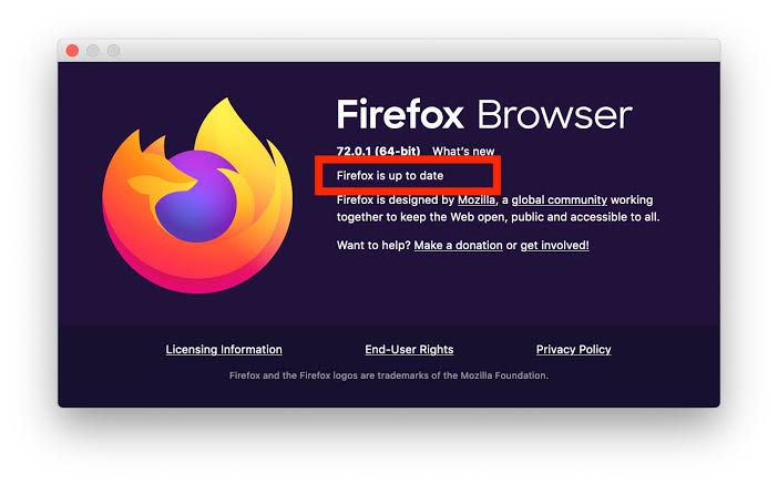 Update Firefox Browser on a PC or Mac