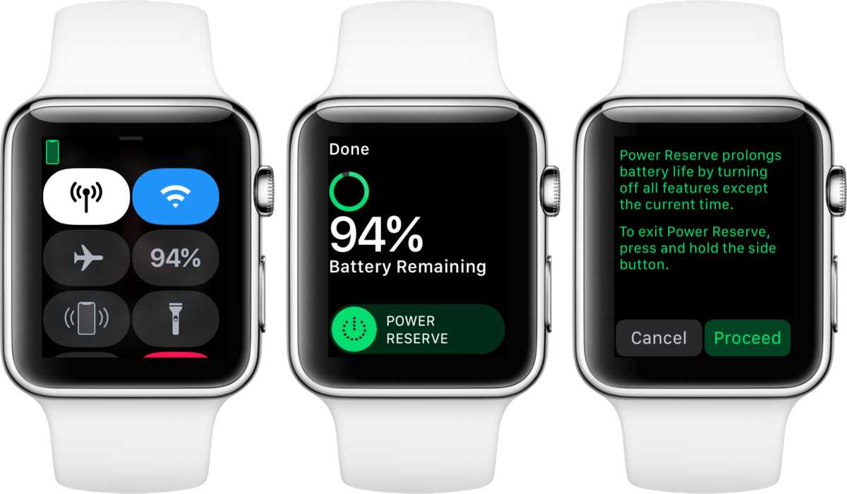How to enable Power Reserve Mode on Apple Watch