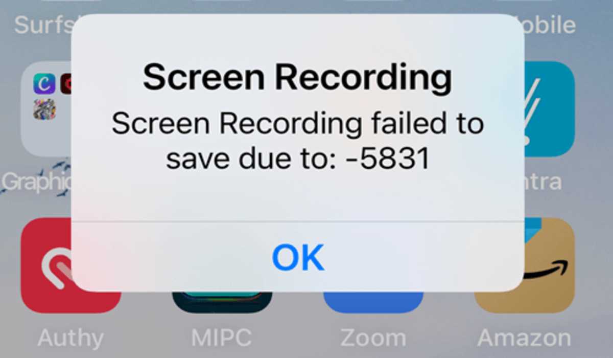 How to Fix Screen Recording Failed to Save Due to Error 5823 or 5831