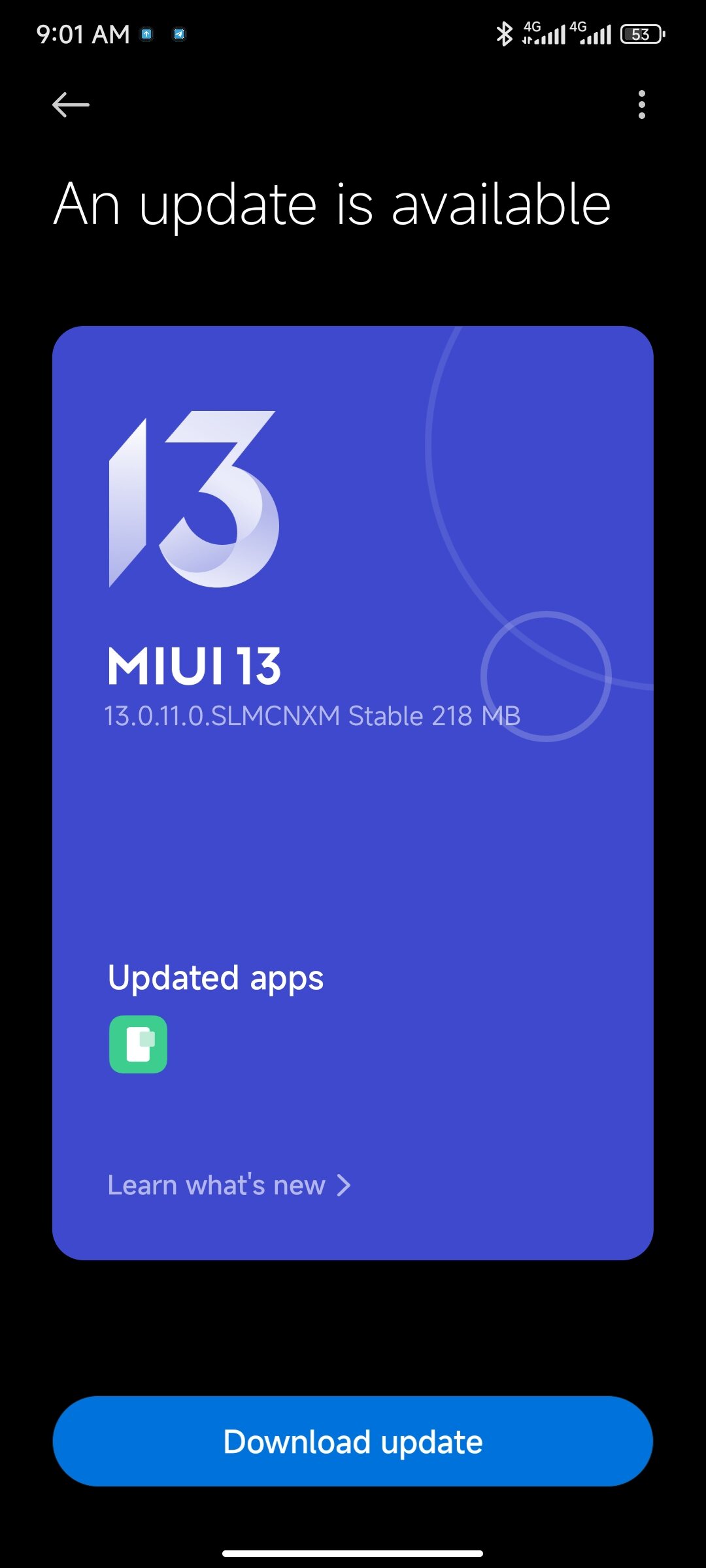 New Redmi K40s stable update 