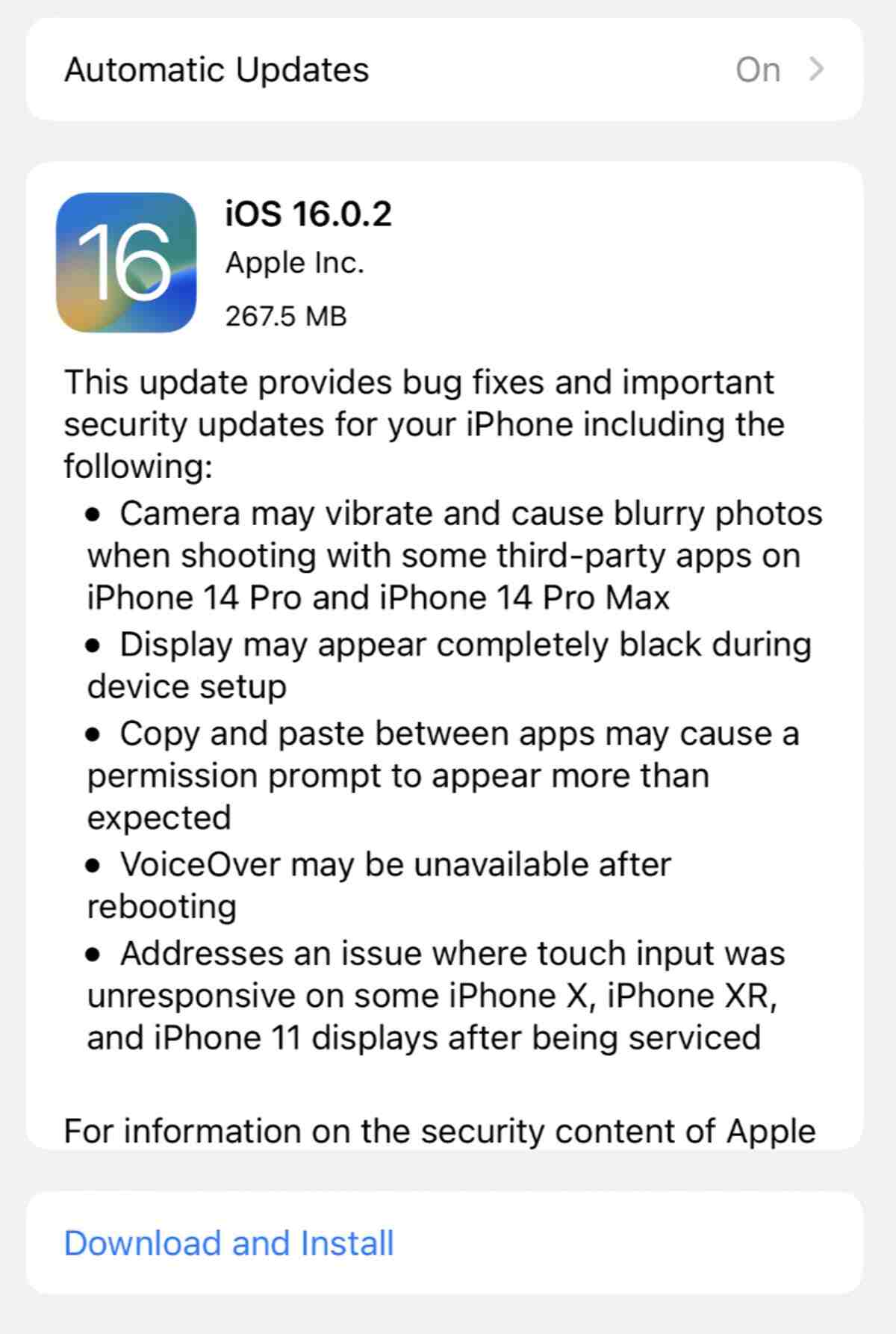 iPhone 14 camera issue has been resolved 