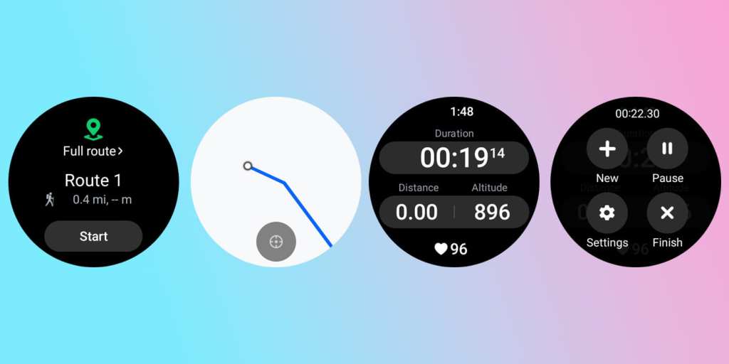 How to use Galaxy Watch 5 Pro route tracking