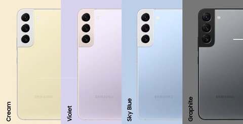 Samsung Galaxy S23 colour options 