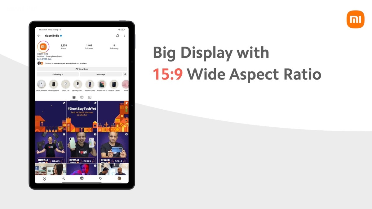 Xiaomi Redmi Pad is official with 10.61-inch 2K display, 8000mAh battery, starting at $184