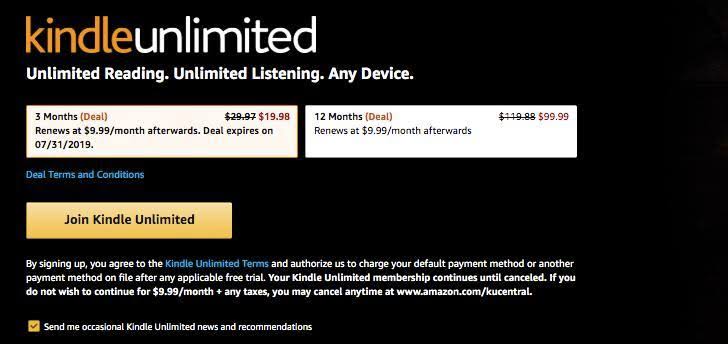 Should I pay for Kindle Unlimited Subscription