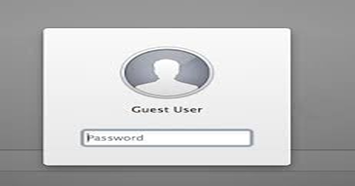 Create a guest user on your MacBook