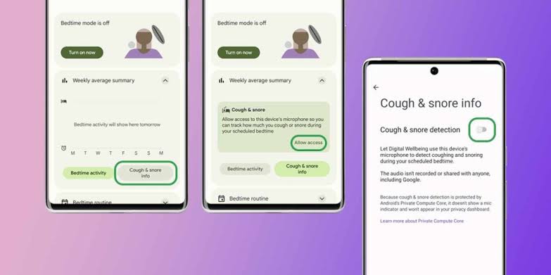 Turn On Cough and Snore Detection on Pixel 7