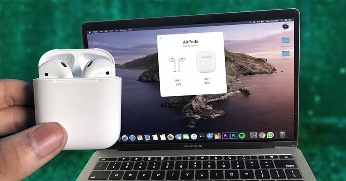 Connect your Airpods to your Mac