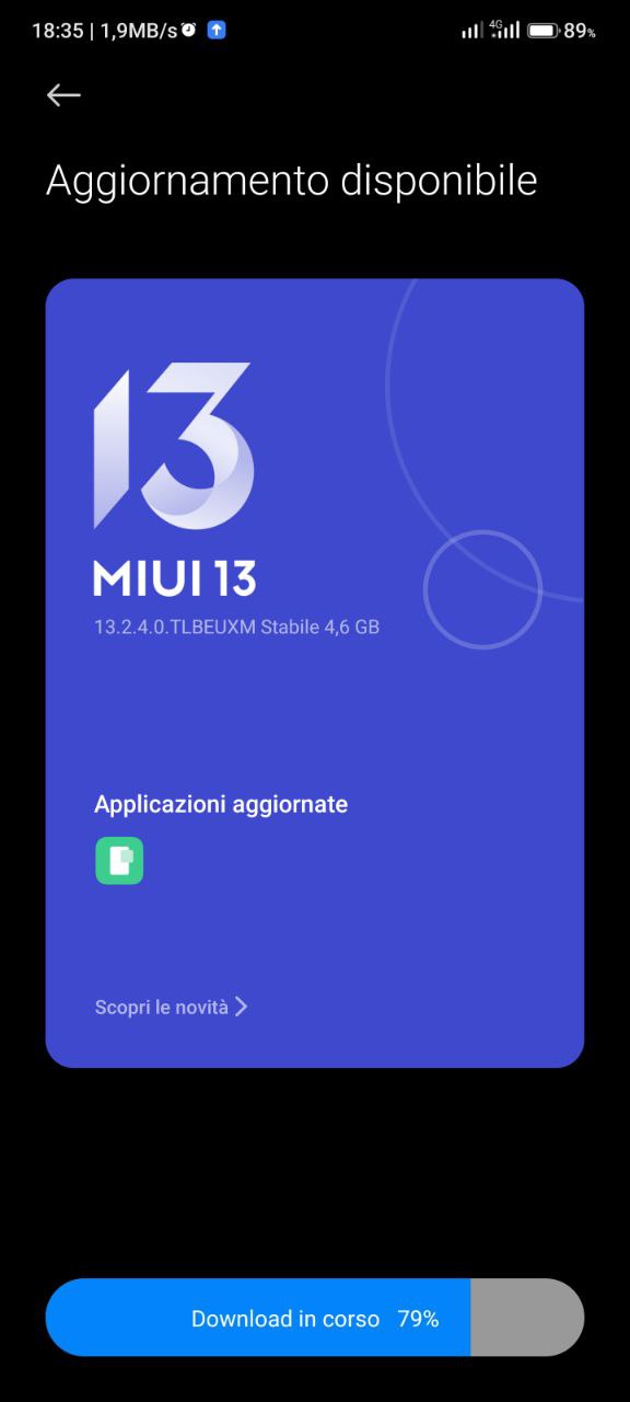 Android 13 update for Xiaomi 12 Pro