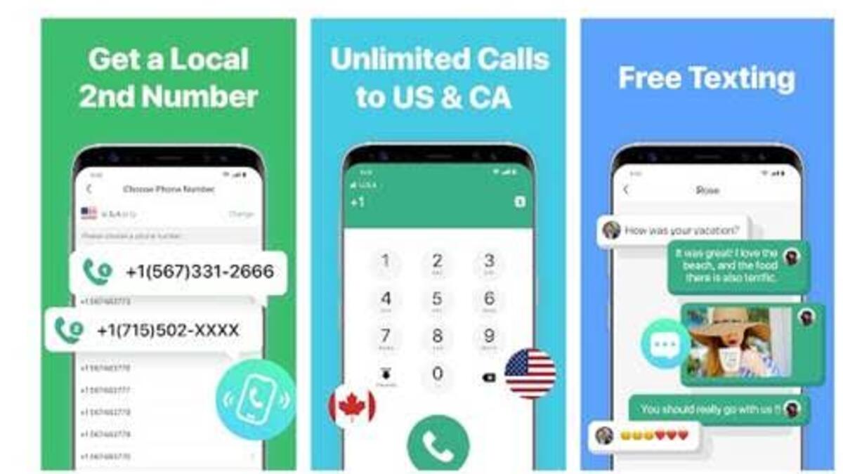 best free 2nd phone.number apps