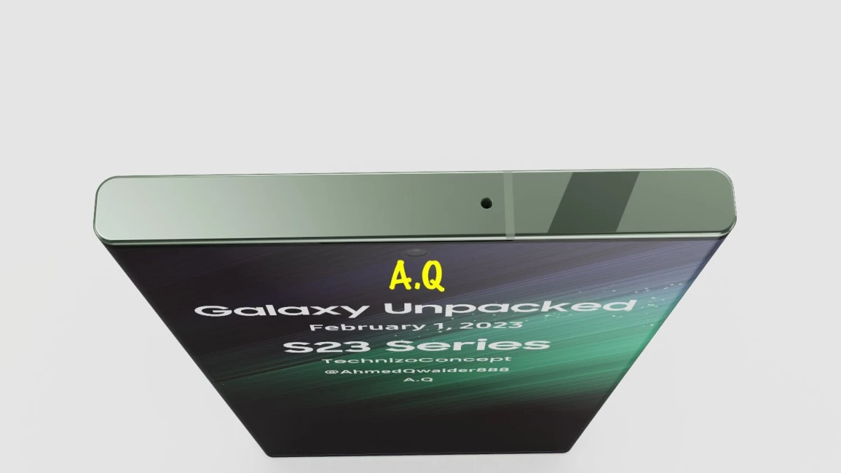 Flat screen design for the Galaxy S23 Ultra