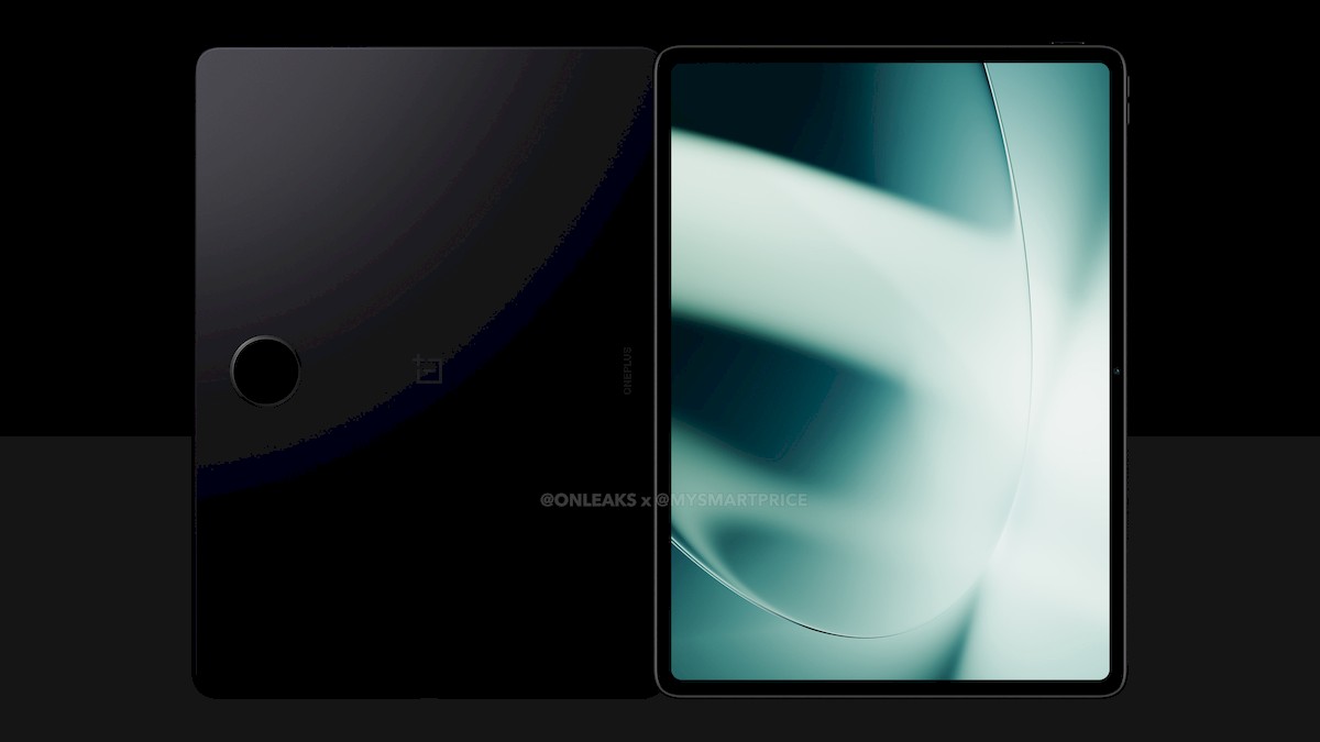 Here's OnePlus pad renders showing of the tablet's design 