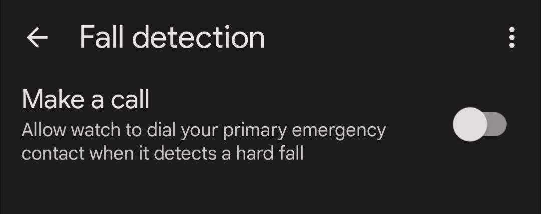 Pixel Watch fall detection feature